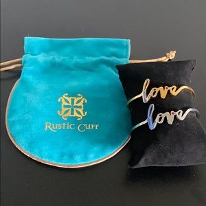 Rustic Cuff Bracelets! Good and Silver Love!